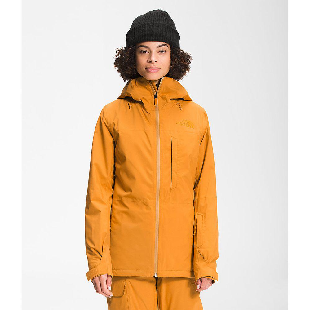 The North Face Thermoball™ Eco Snow Triclimate® Γυναικεια Σακάκι - Κίτρινα / Μαυρα (SNPC40697)